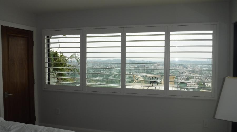 Hidden tilt rod with 4 1/2" louvers